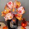 Fall Ribbon Wired 6 Rolls 2.5 Inch, Total 90 Feet (30 Yards), Hello Autumn/Vintage Truck/Pumpkin/Maple Leaves/Fall Plaid/Buffalo Plaid with Pumpkin Ribbon for Wreaths, Big Bows, and Autumn Decoration